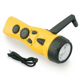 Dynamo Radio Flashlight - No Batteries Needed