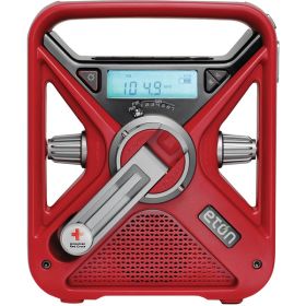 Eton ARCFRX3+WXR American Red Cross FRX3+ Portable AM/FM Weather Alert Radio, Multi-Powered
