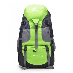 Outdoor Backpack Backpack Hiking Sports Travel Mountaineering Bag (Color: Green)