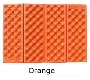 Outdoor Portable 6 Color Foldable Hiking EVA Camping Mat Waterproof Picnic Cushion Beach Pad Durable Folding Seat Chair (Color: Orange)