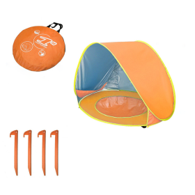 New Stylish Kids Beach Holiday Shade Splash Tent (Color: Orange)