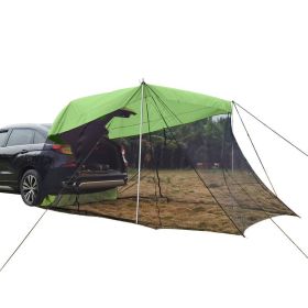 Beach Camping Mosquito-proof Sunshade Tent With Extended Rear End (Color: Green)