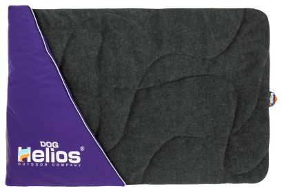 Dog Helios 'Expedition' Sporty Travel Camping Pillow Dog Bed (Color: Purple / Black)