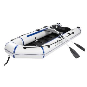 Free shipping Camping Survivals 7.5ft PVC 180kg Water Adult Assault Boat Off  YJ (Color: grey)