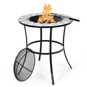 Family And Friends Excursion Beach Camping Campfire Party Grill (Color: Black)