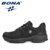 BONA 2022 New Designers Hiking Shoes Men Trekking Sneakers Walking Mountain Outdoor Shoes Man Trail Running Tourism Footwear