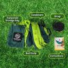 Outdoor Deluxe Portable Hammock Compact 1-Person 108"*54" Hammock Multi-Purpose Indoor/Outdoor- Hammock Kit with Tree Straps and Carabiners