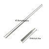 1pc Collapsible Stainless Steel Blow Fire Tool For Outdoor Camping Hiking Barbecue Survival Gadgets